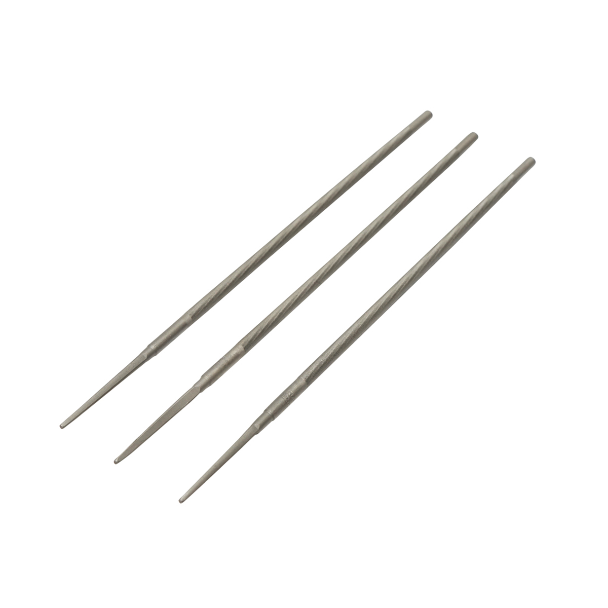 Set 3 pile rotunde ascutit lant drujba 5.2x200mm Breckner Germany - imagine 4