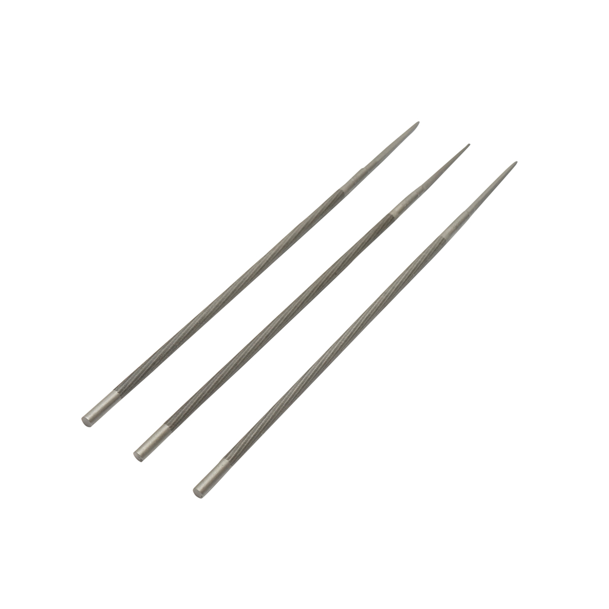 Set 3 pile rotunde ascutit lant drujba 5.2x200mm Breckner Germany - imagine 3