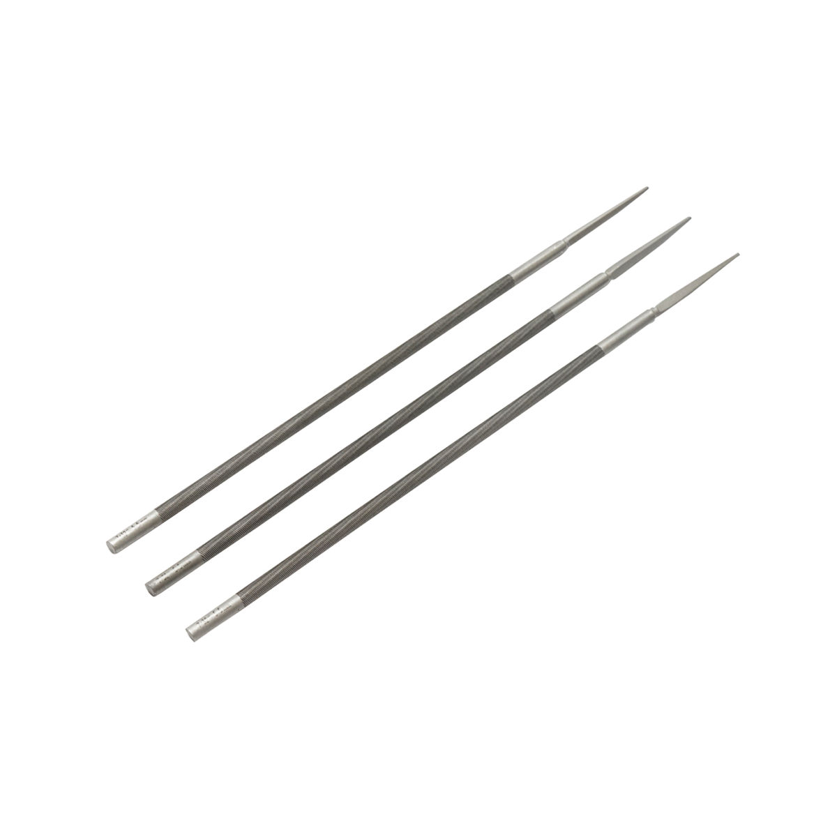 Set 3 pile rotunde ascutit lant drujba 5.6x200mm Breckner Germany - imagine 3