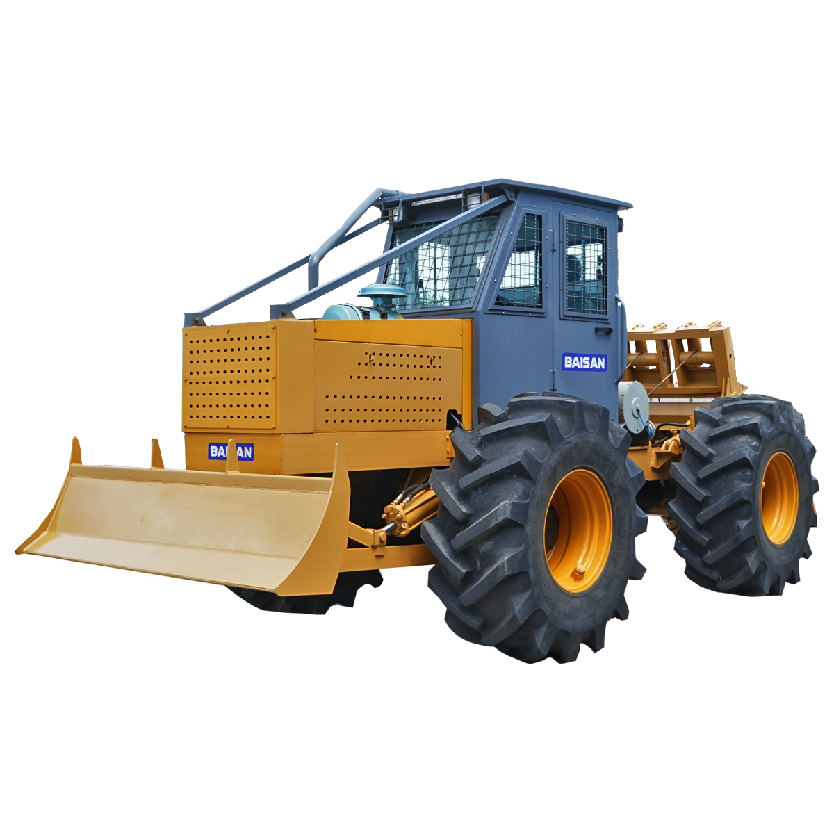 Tractor forestier cu motor DEUTZ 6 cilindrii, 100cp, anvelope tari 23.1/26, Punti WOLA 55C - imagine 3