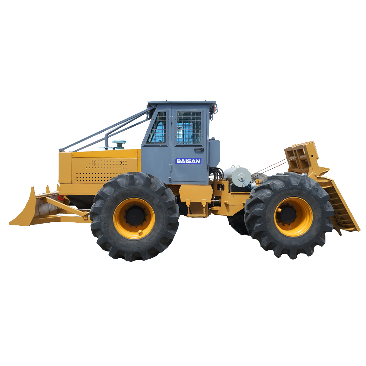 Tractor forestier cu motor DEUTZ 6 cilindrii, 100cp, anvelope tari 23.1/26, Punti WOLA 55C - imagine 2