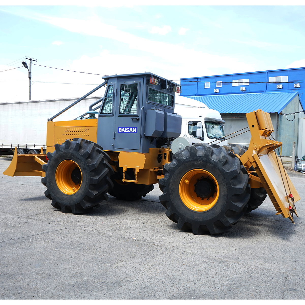 Tractor forestier cu motor DEUTZ 6 cilindrii, 100cp, anvelope tari 23.1/26, Punti WOLA 55C - imagine 8