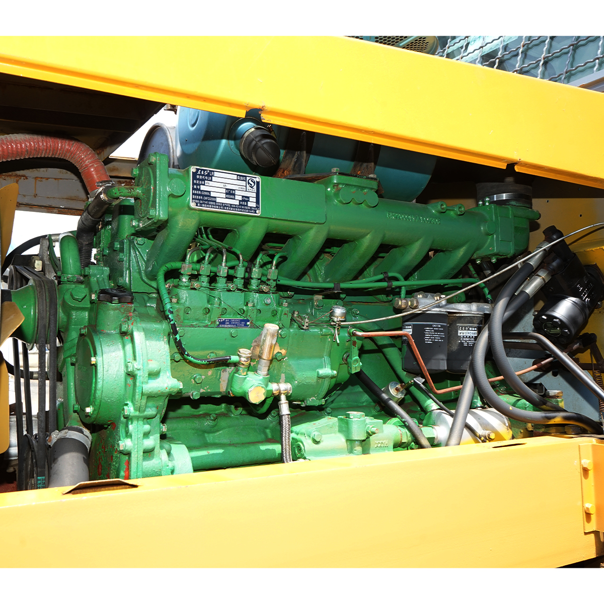 Tractor forestier cu motor DEUTZ 6 cilindrii, 100cp, anvelope tari 23.1/26, Punti WOLA 55C - imagine 5