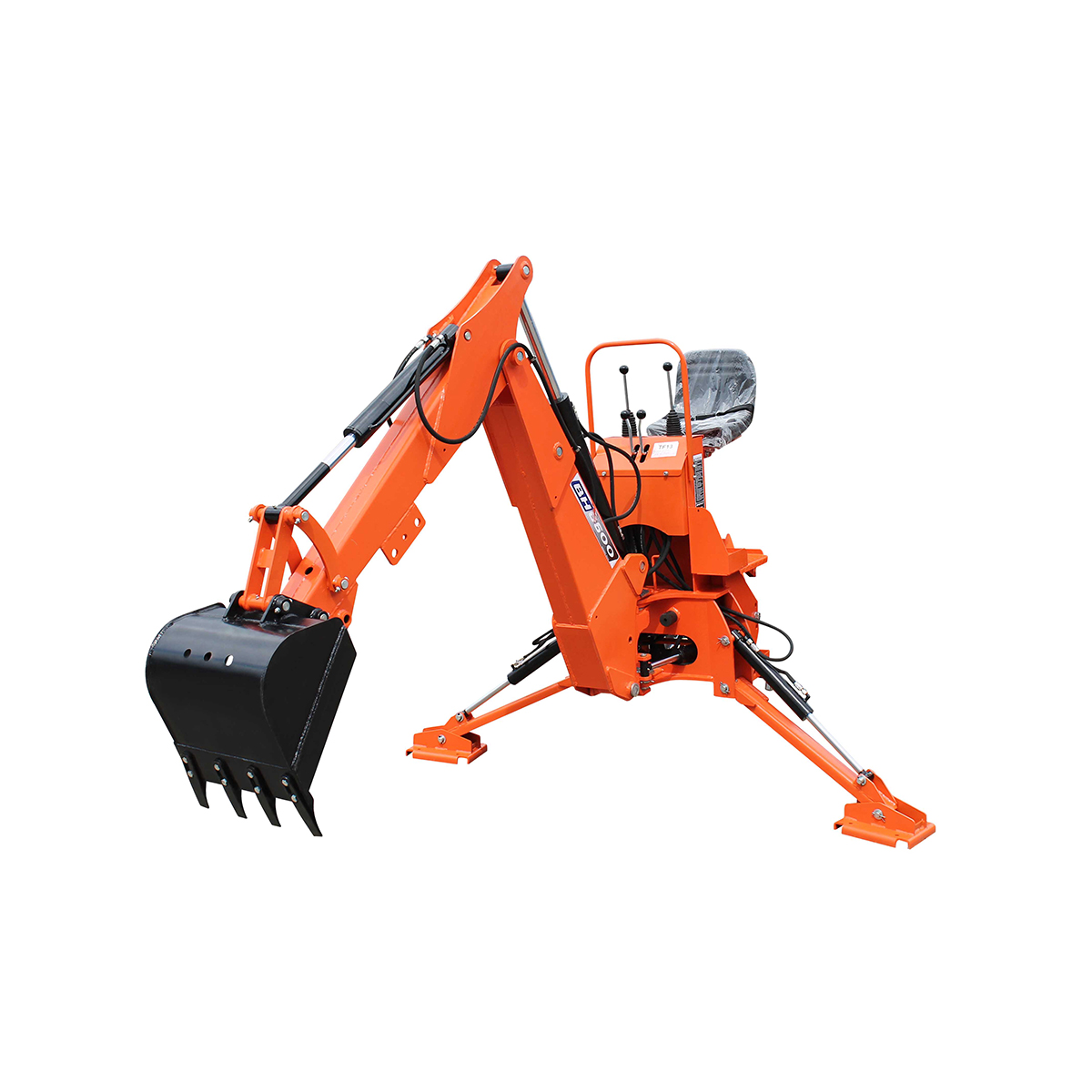 Brat excavator pentru tractor 35-65CP rotatie 180 grade, adancime excavare 2,74m Breckner Germany - imagine 2