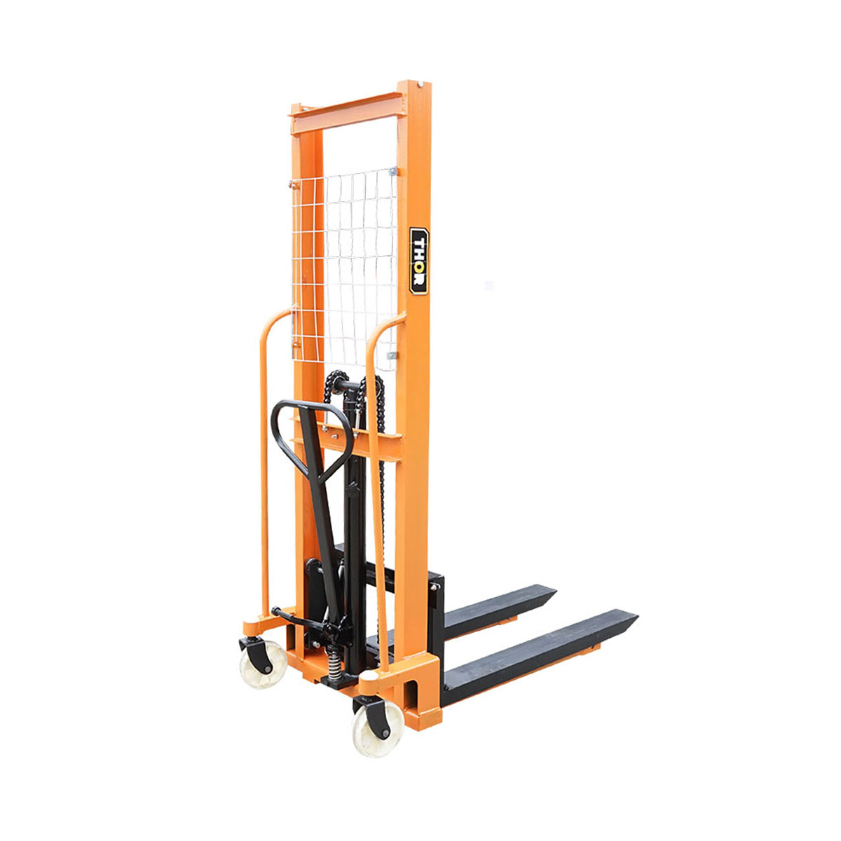 Transpalet manual cu sarcina maxima 500Kg. inaltime maxima 1.6m Breckner Germany