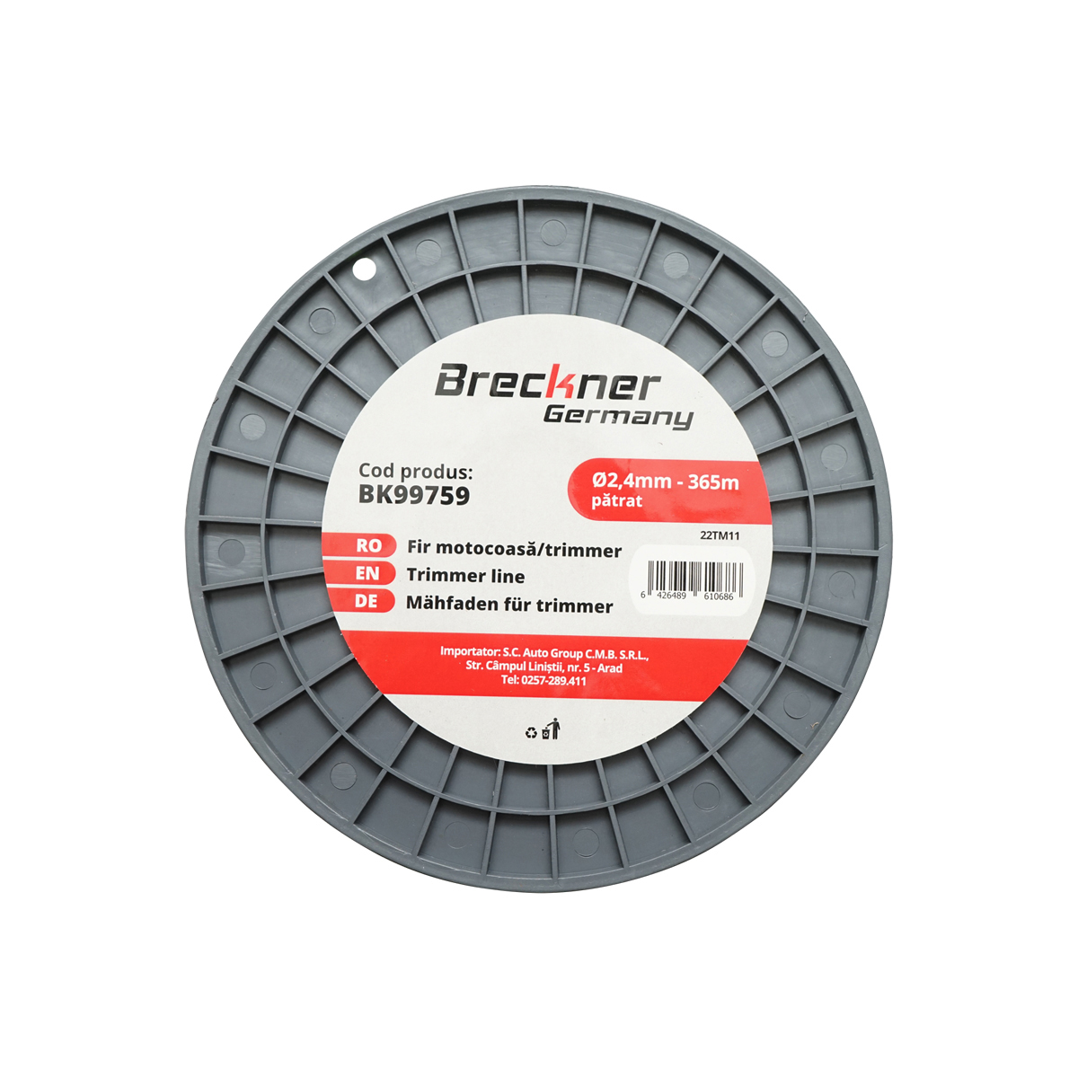 Fir patrat pentru motocoasa 2.4mmx225m Breckner Germany - imagine 2