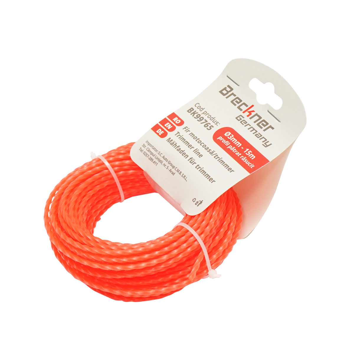 Fir patrat rasucit pentru motocoasa 3mmx15m Breckner Germany - imagine 2