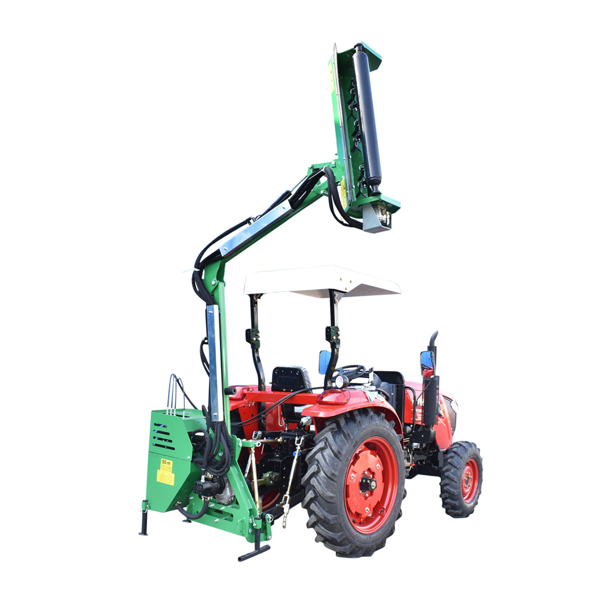 Brat articulat hidraulic purtat cu tocatoare 800mm pentru gard viu
