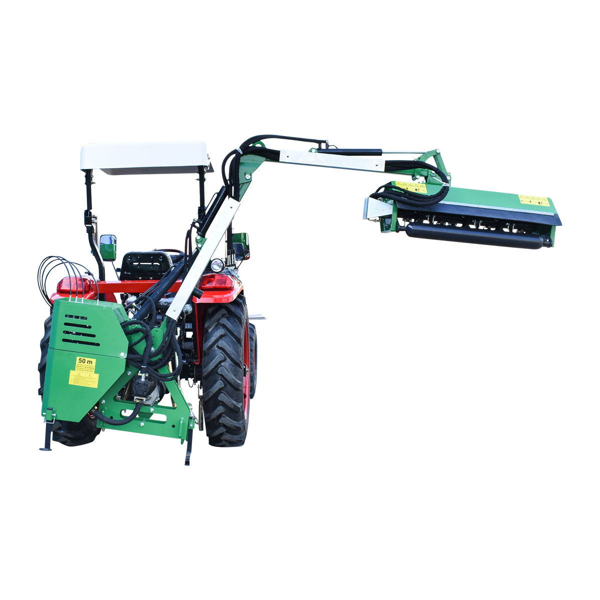 Brat articulat hidraulic purtat cu tocatoare 800mm pentru gard viu - imagine 4