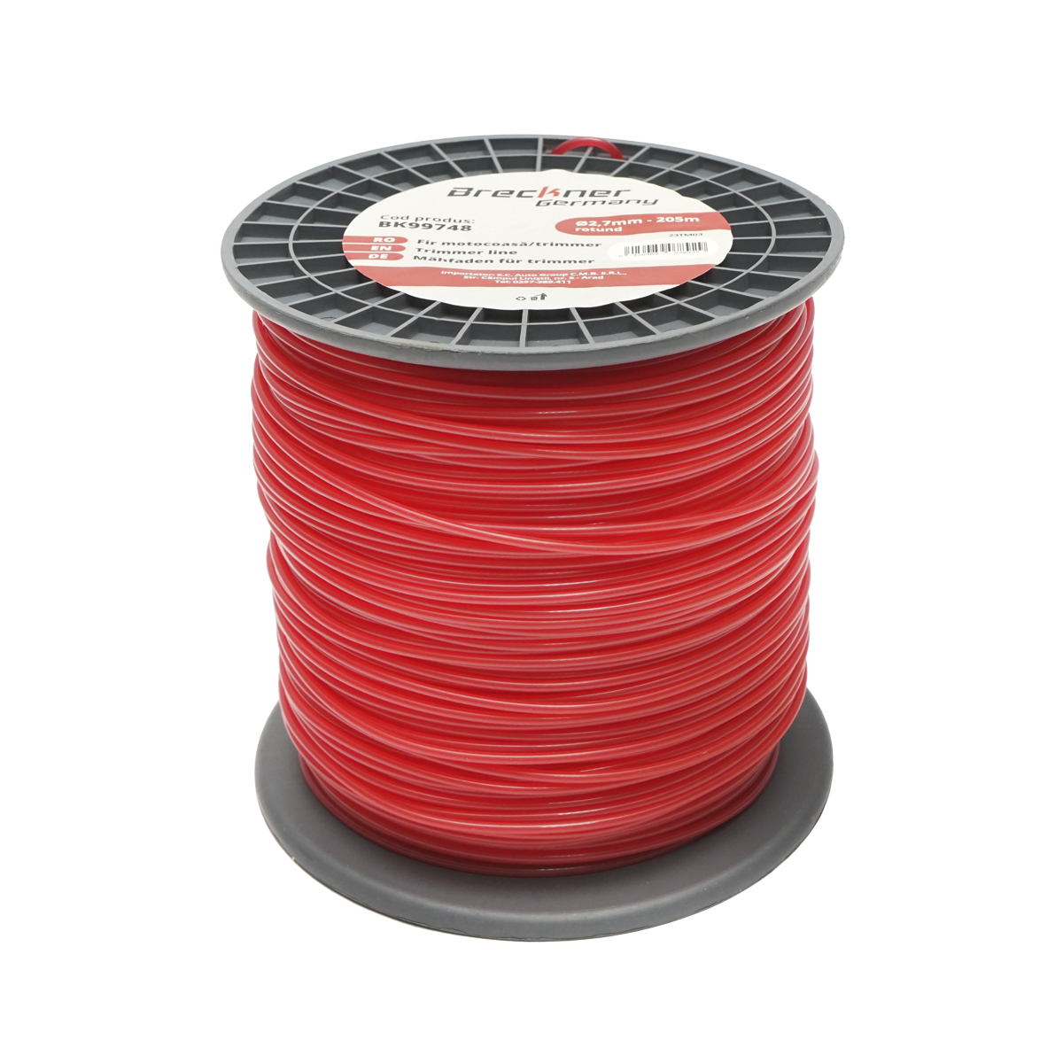 Fir rotund pentru motocoasa 2.7mmx205m Breckner Germany - imagine 2