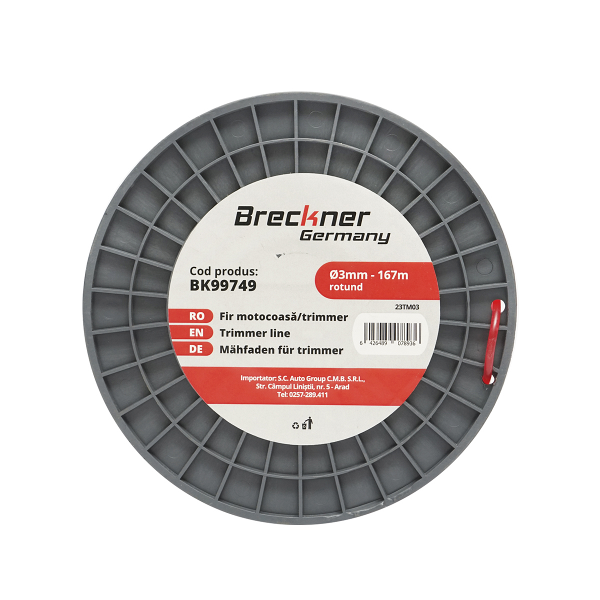 Fir rotund pentru motocoasa 3mmx167m Breckner Germany - imagine 3