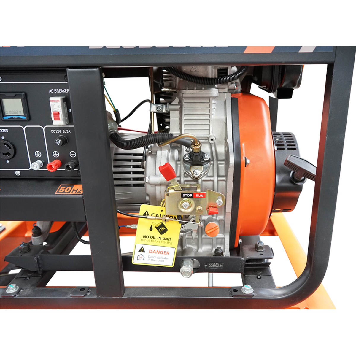 Turn de iluminat LED mobil, telescopic 4x200W 4.5KW inaltime 1800-4800mm cu generator diesel - imagine 8