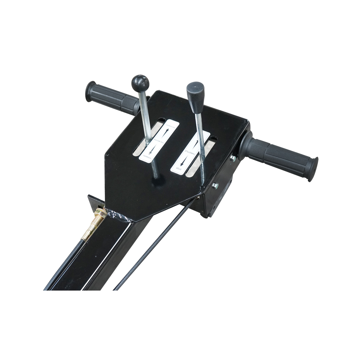 Cilindru compactor 550kg cu tamburi 2x600mm si motor diesel 6CP, CF178, pornire elctrica sau manuala - imagine 6