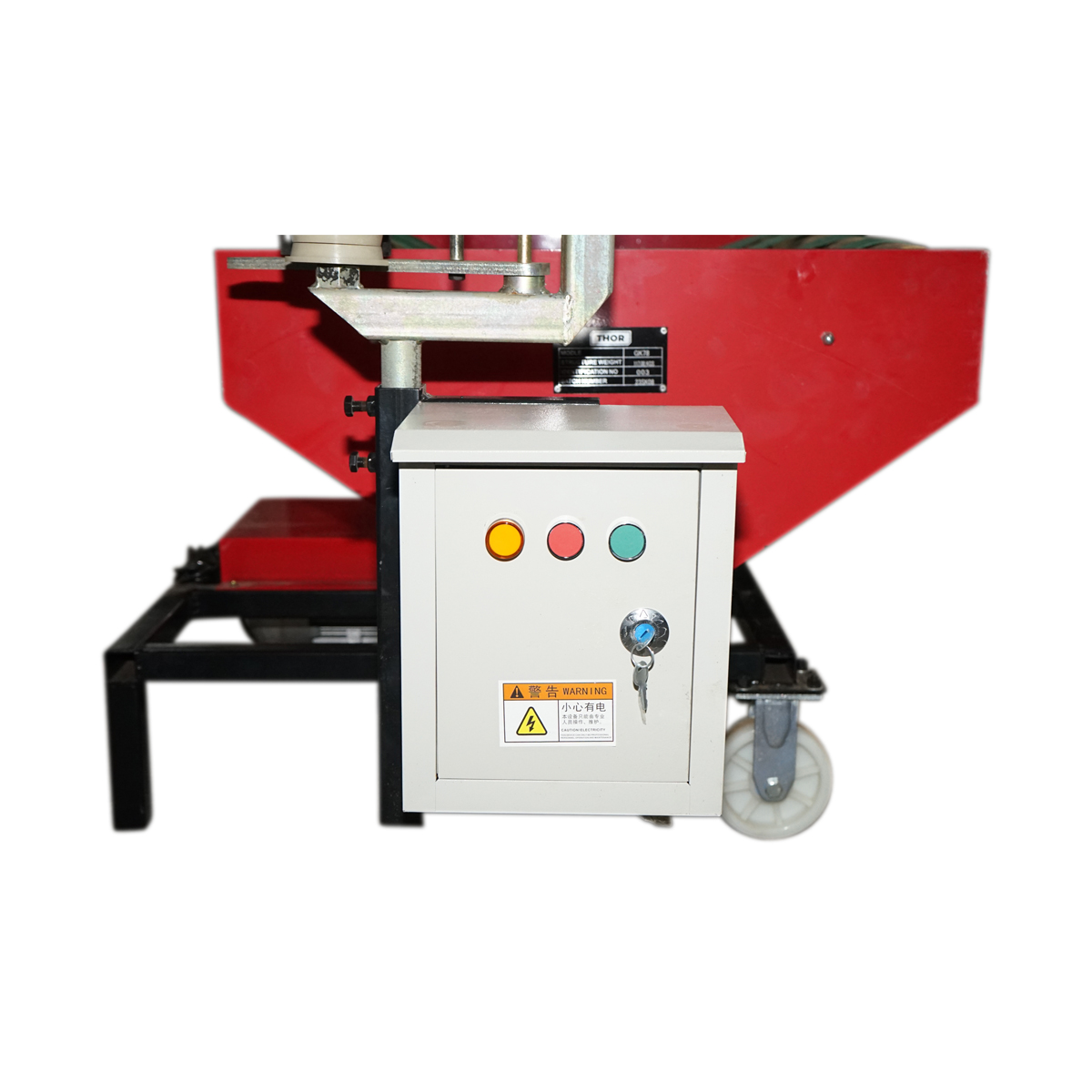 Masina infoliat baloti electrica 805x903mm cu motor 0.7 KW, 230V - imagine 8