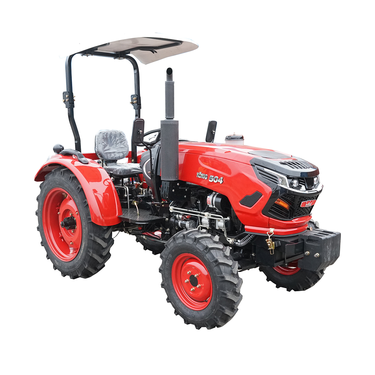 Tractor KONIG 504, 4x4 motor YTO 50HP cu parasolar, roti 6.50-16/11.2-28 - imagine 5