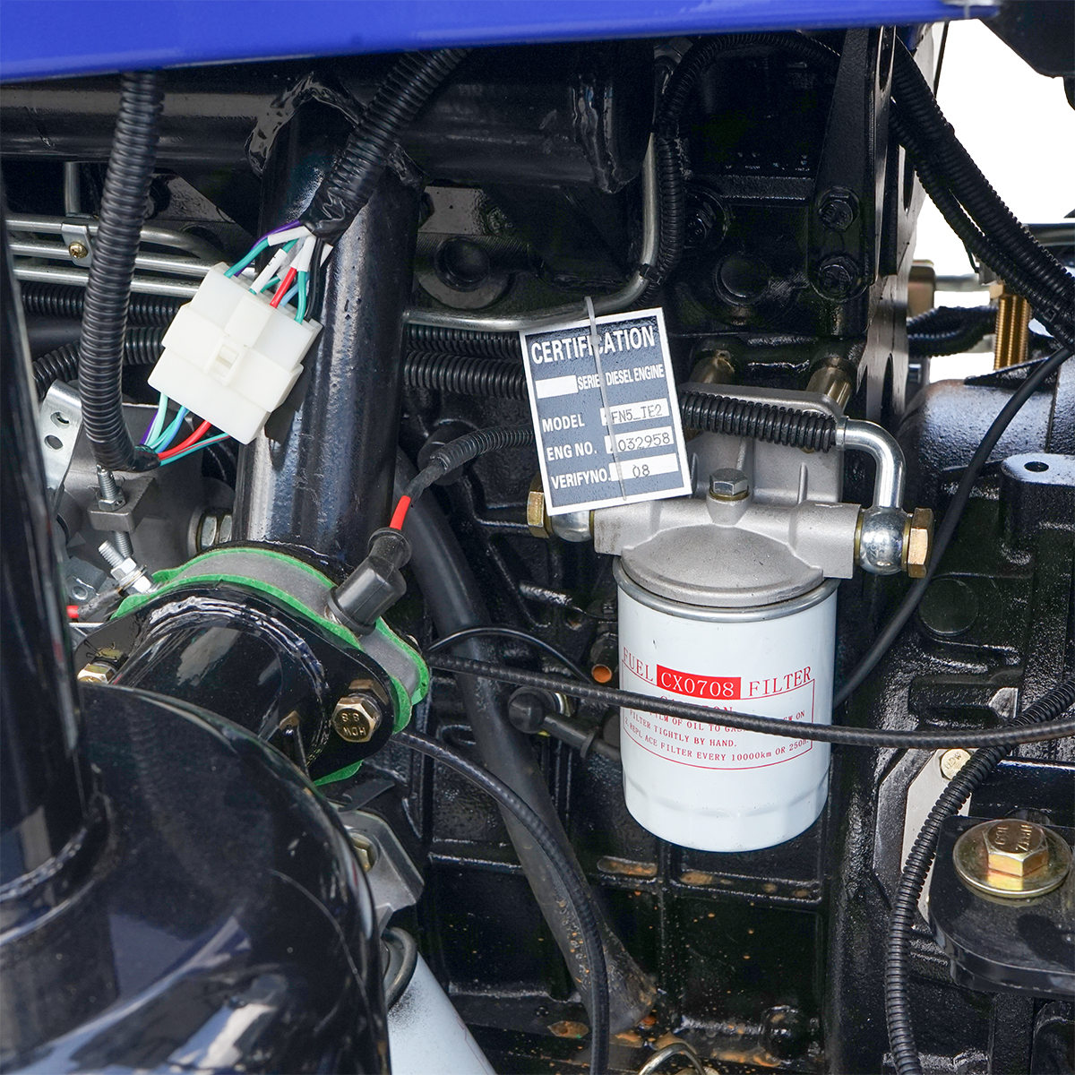 Tractor KONIG 604, 4x4, 60HP cu parasolar, roti 8.3-16/12.4-28	 - imagine 8