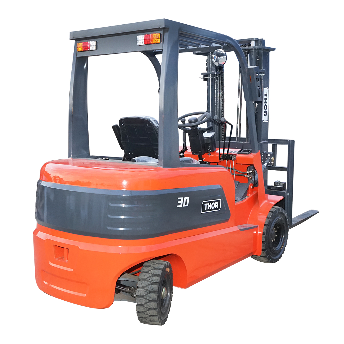 Stivuitor electric 3T duplex 3M,  cu baterie 72V/200Ah cu translatie laterala THOR - imagine 2