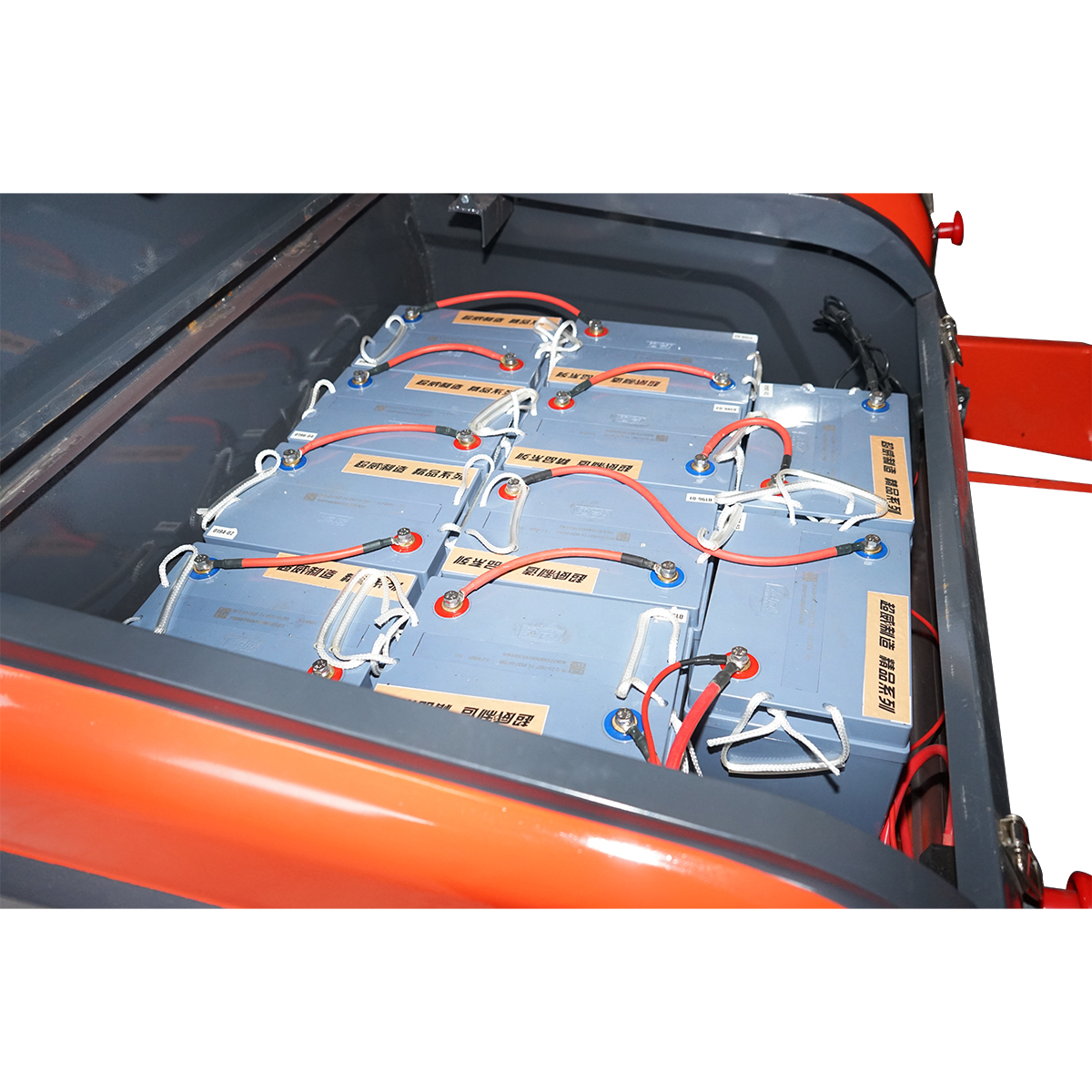 Stivuitor electric 3T duplex 3M,  cu baterie 72V/200Ah cu translatie laterala THOR - imagine 7