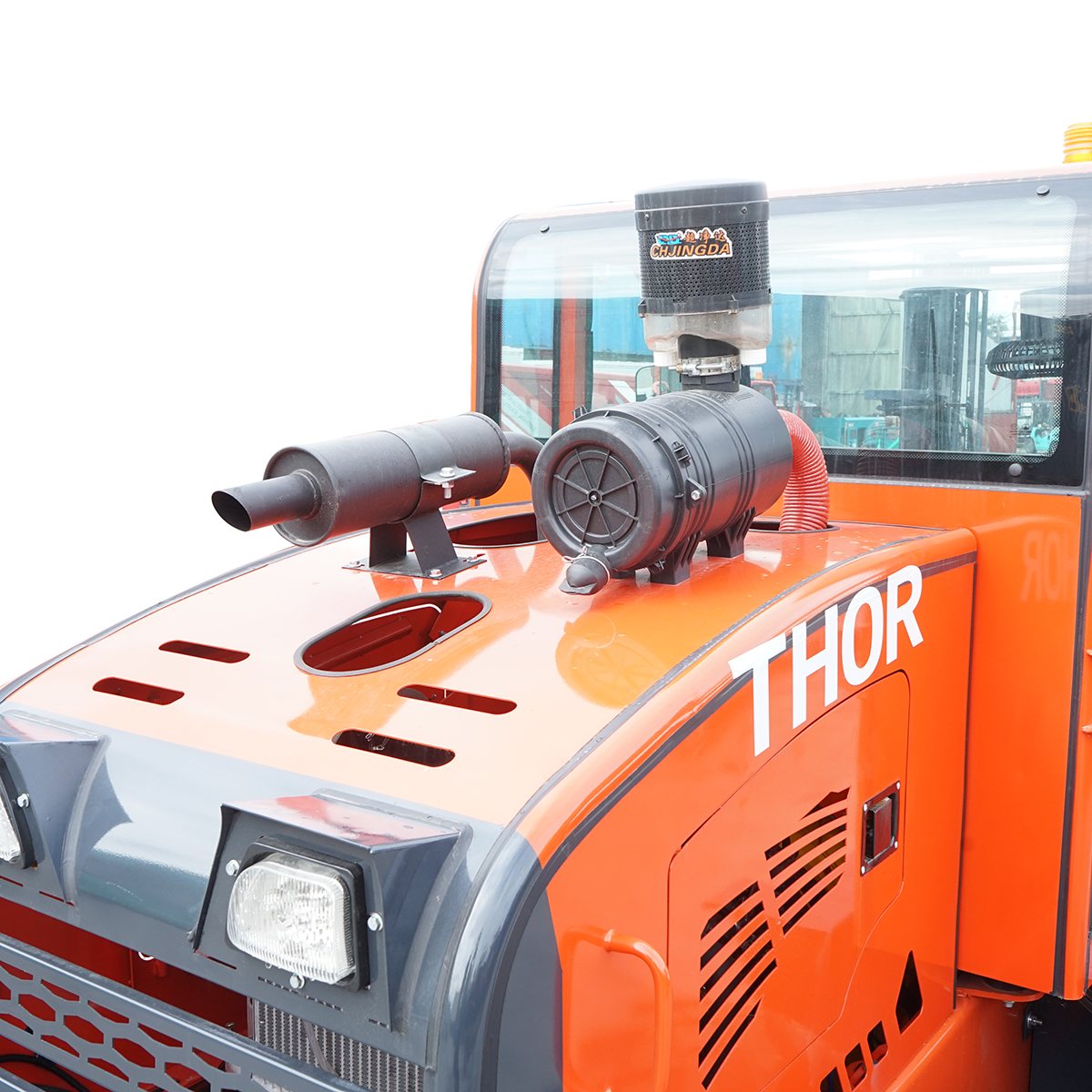 Motostivuitor 3.5T 4x4 OFF ROAD, motor diesel 52CP (38KW), inaltime ridicare 3m, roti 23.5/70-16 THOR - imagine 8