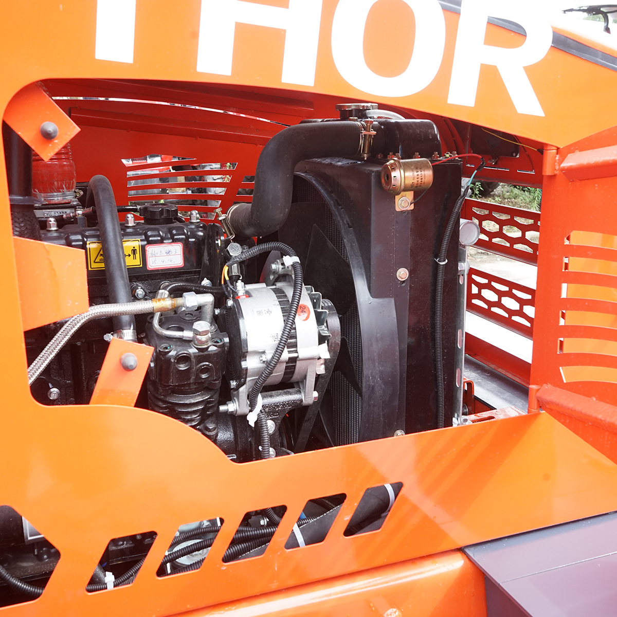 Motostivuitor 3.5T 4x4 OFF ROAD, motor diesel 52CP (38KW), inaltime ridicare 3m, roti 23.5/70-16 THOR - imagine 9