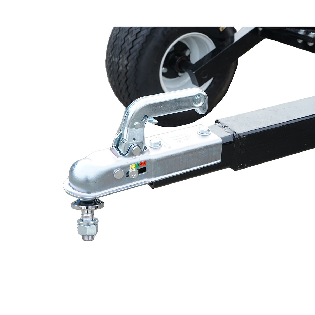 Mini excavator pentru ATV cu motor 15Cp, 420CC pe benzina remorcabil, rotire 360 grade - imagine 5