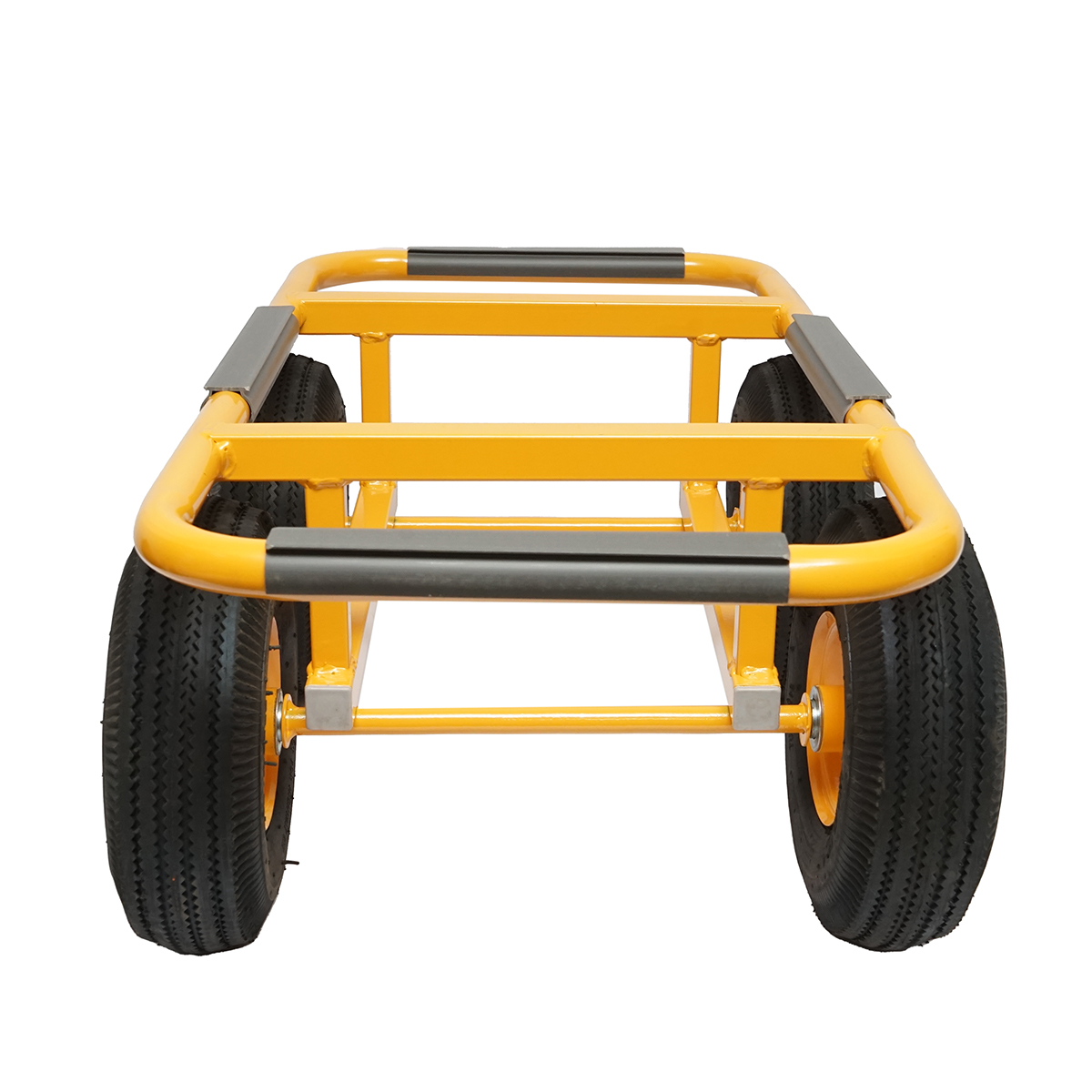 Carucior metalic 750x380mm cu roti pneumatice 250mm - imagine 5