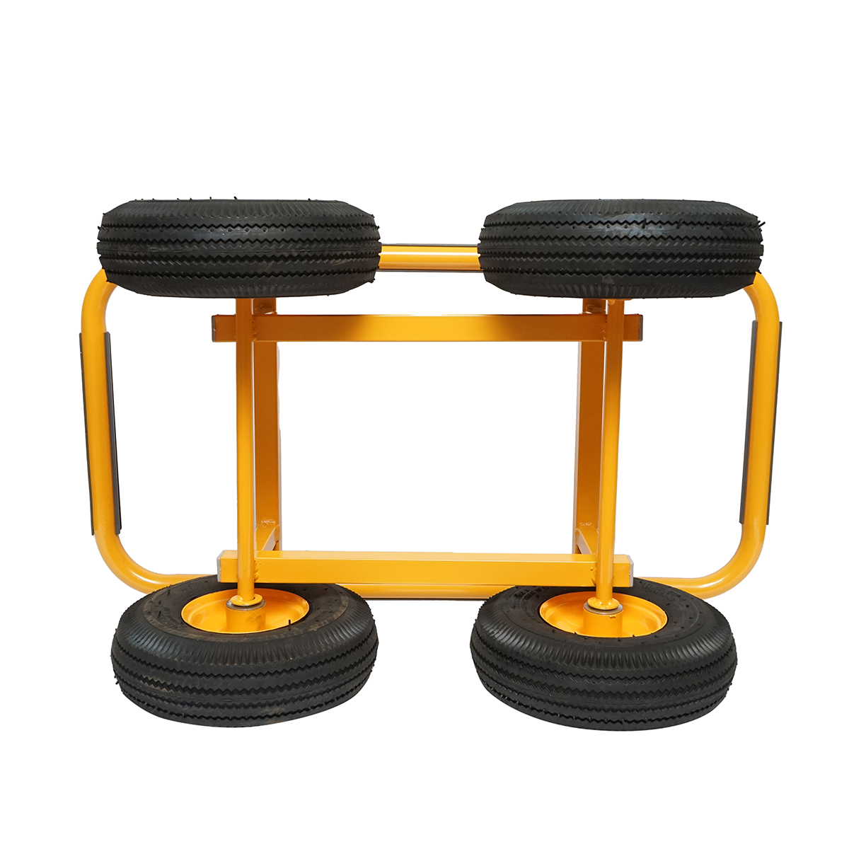 Carucior metalic 750x380mm cu roti pneumatice 250mm - imagine 7