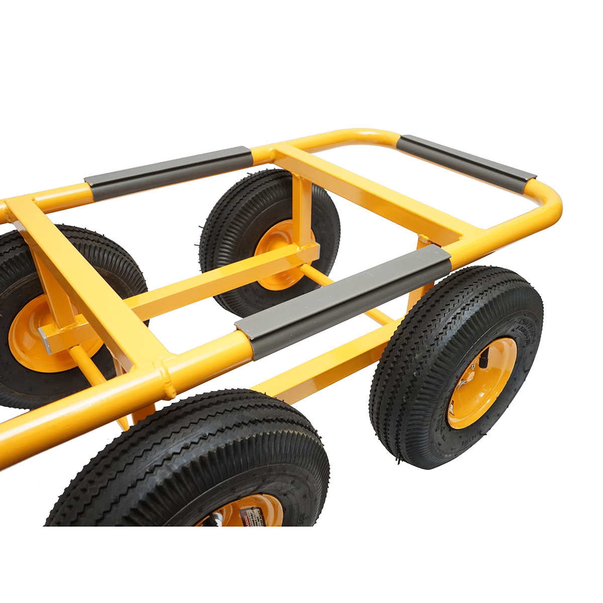 Carucior metalic 750x380mm cu roti pneumatice 250mm - imagine 8