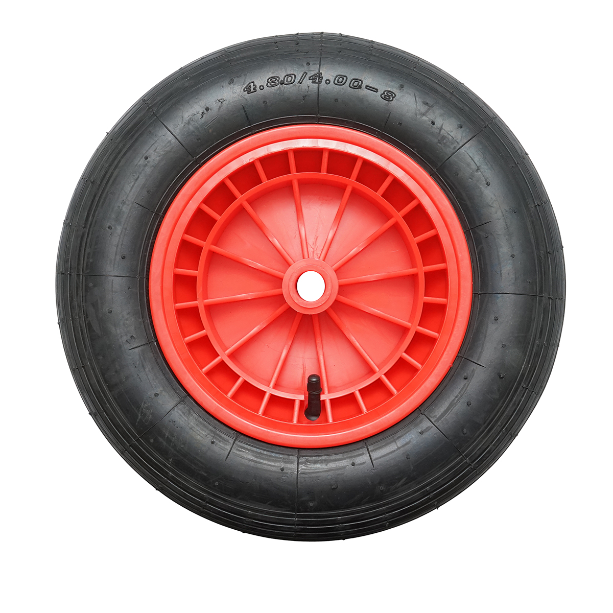 Roata roaba pneumatica 400-8 cu janta plastic - imagine 2