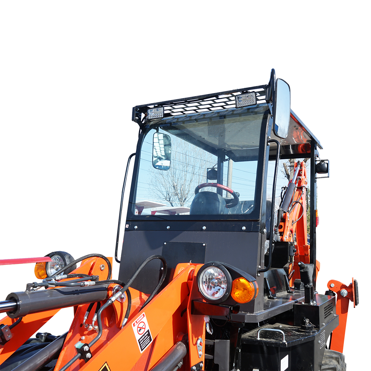 Buldoexcavator 3,5T, motor diesel 50CP, 2400RPM, 5600x1680x2730mm - imagine 4