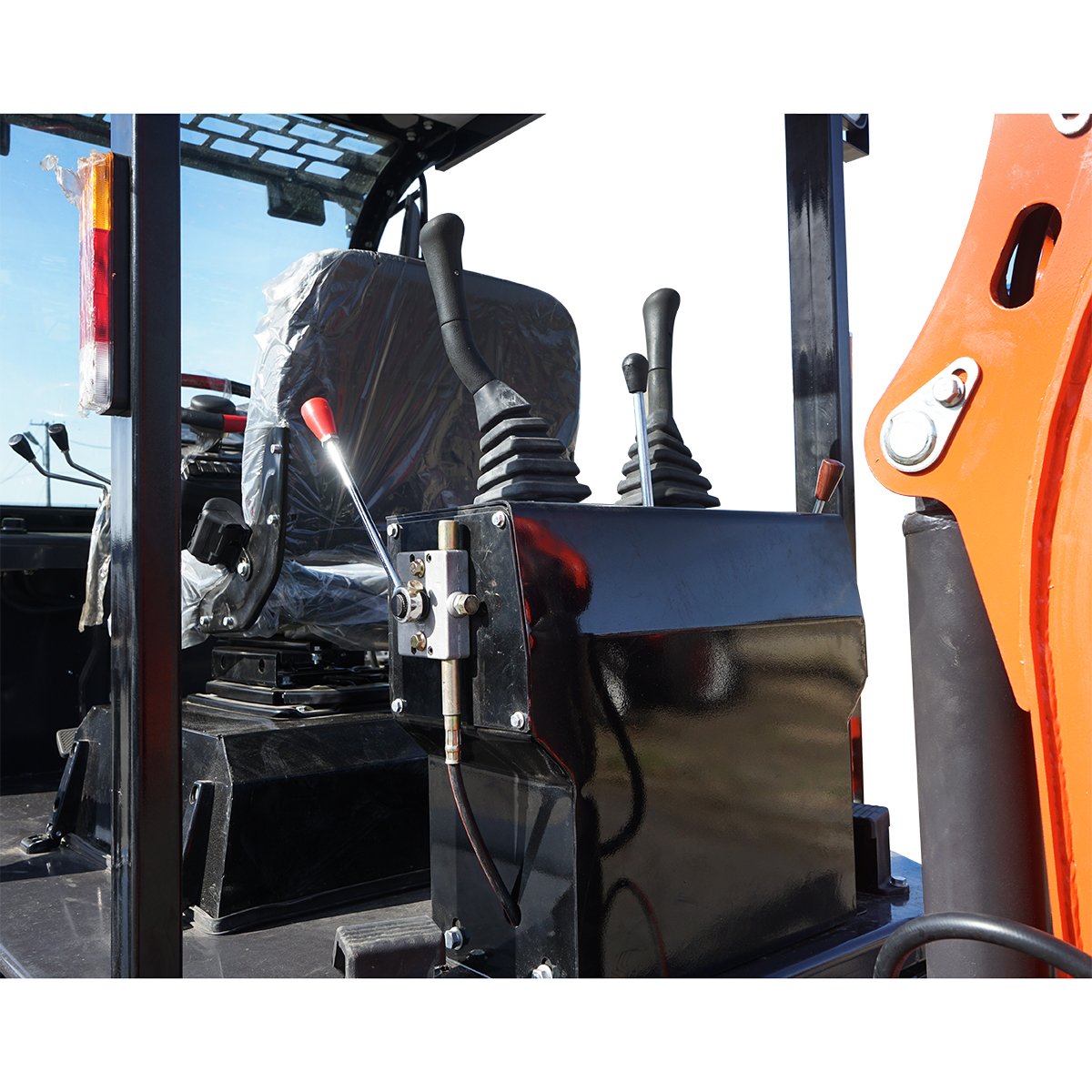 Buldoexcavator 3,5T, motor diesel 50CP, 2400RPM, 5600x1680x2730mm - imagine 6