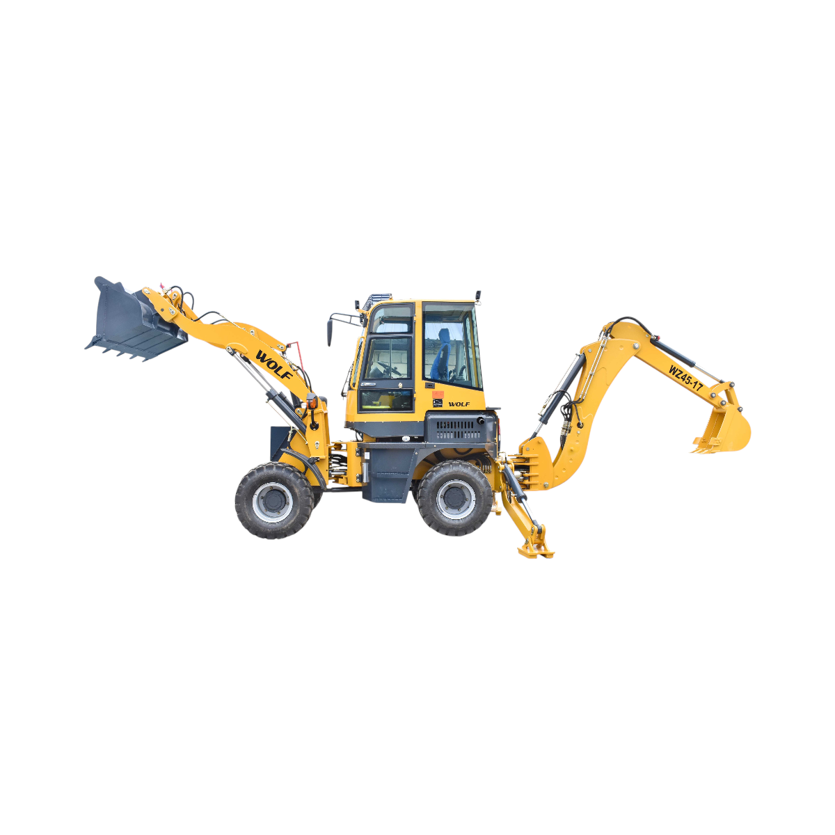 Buldoexcavator WOLF 1.6T, 52CP WZ45-17 - imagine 6
