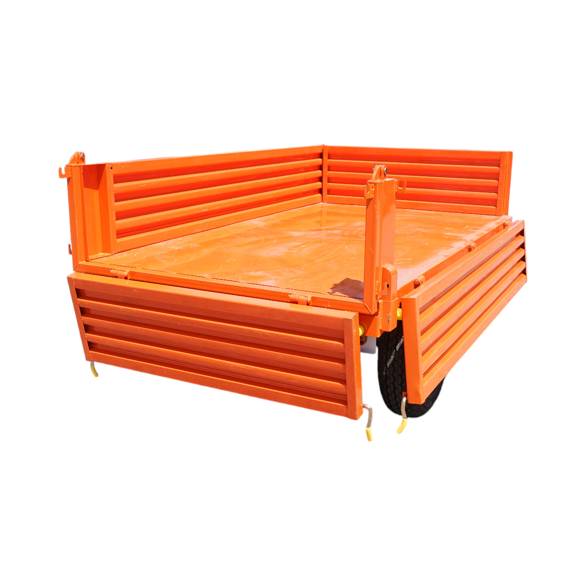 Remorca 1.5T basculabila cu instalatie electrica o singura osie si anvelope 185R14 - imagine 6