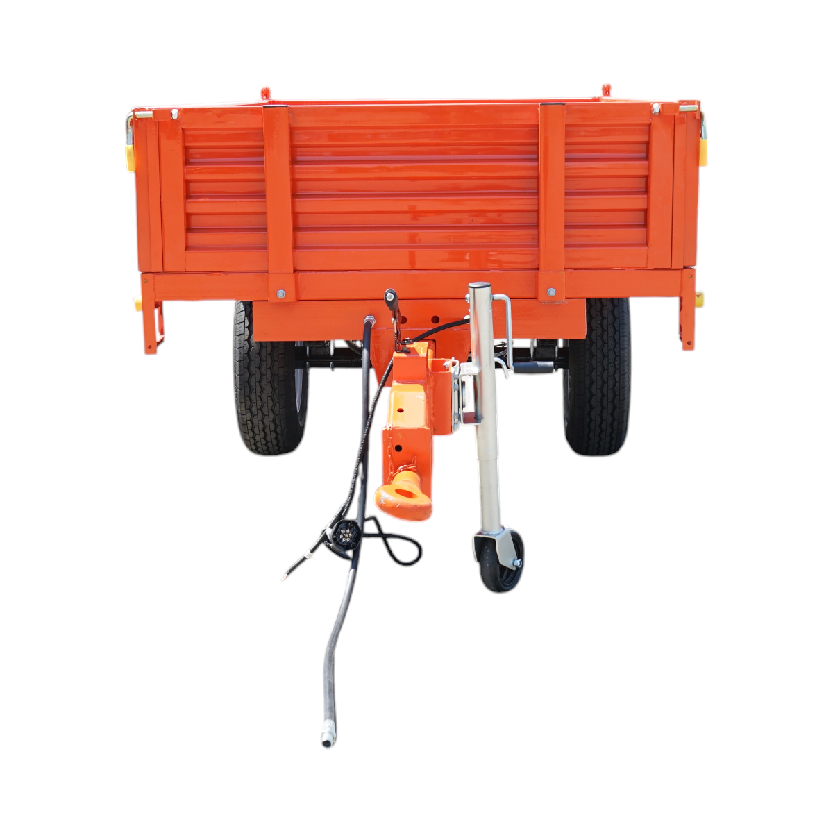 Remorca 1.5T basculabila cu instalatie electrica o singura osie si anvelope 185R14 - imagine 3