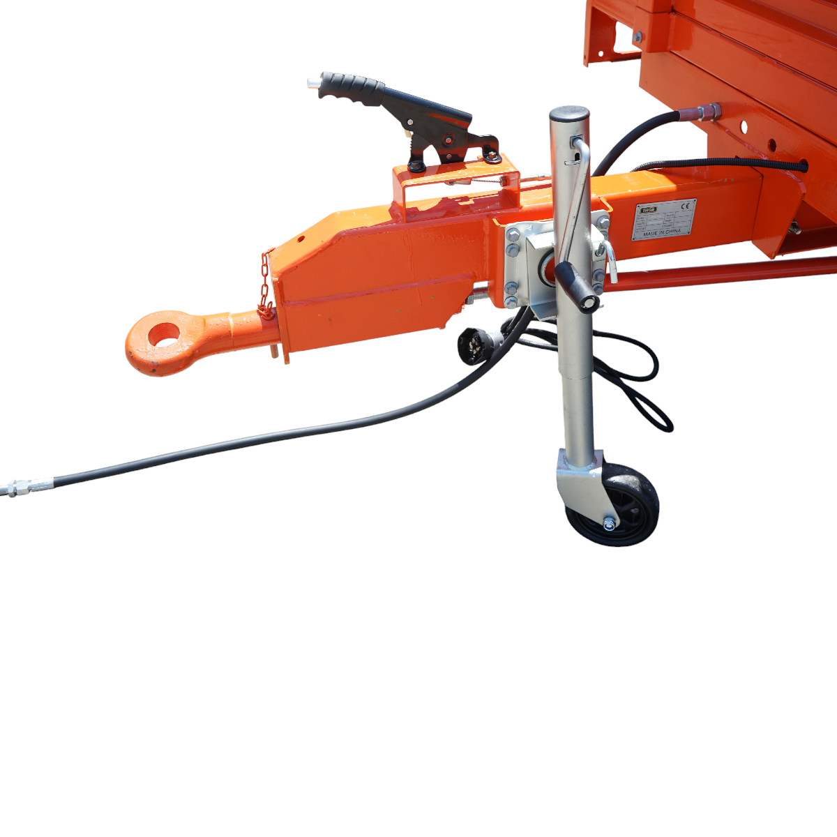 Remorca 1.5T basculabila cu instalatie electrica o singura osie si anvelope 185R14 - imagine 11