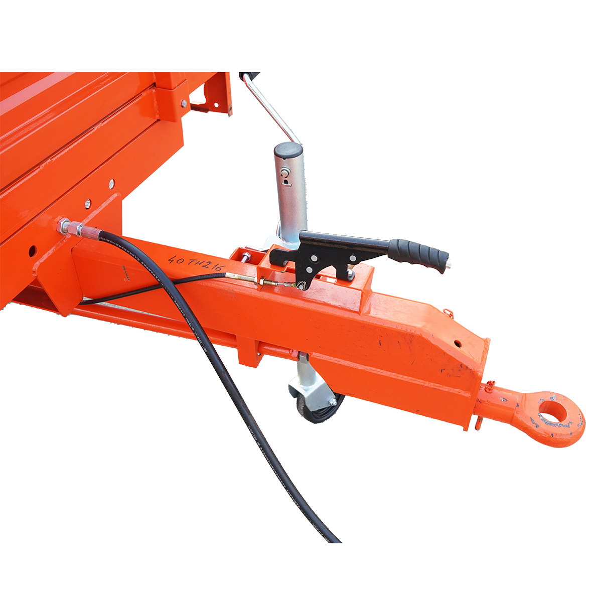 Remorca 1T basculabila cu instalatie electrica o singura osie si anvelope 185R14 - imagine 3