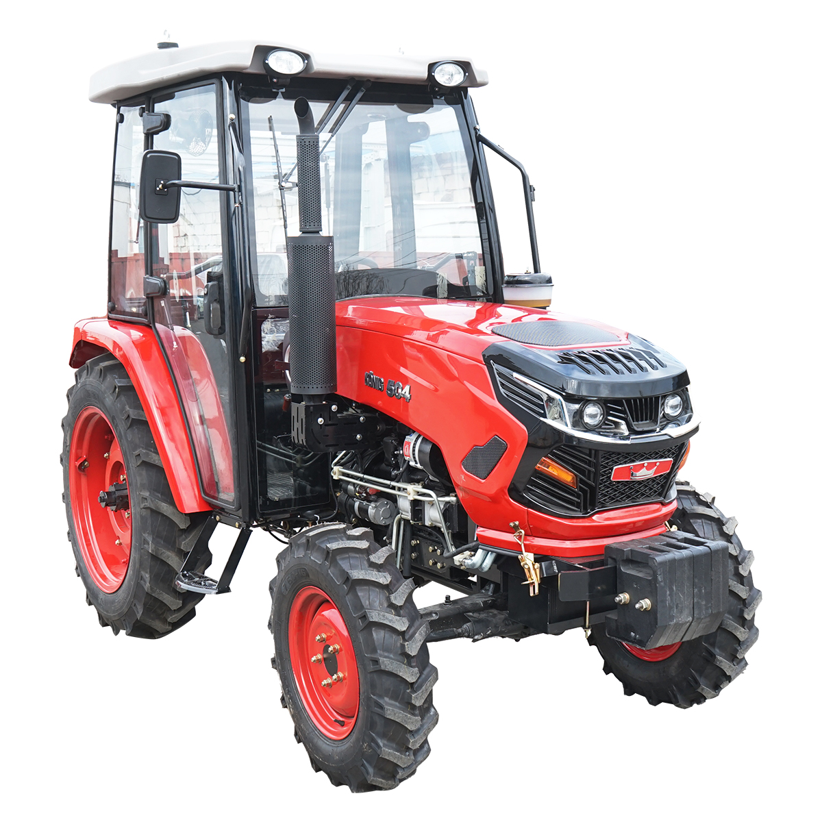 Tractor 4x4 cu cabina 50HP, motor YTO roti 6.50-16/11.2-24 seria 504 - imagine 12