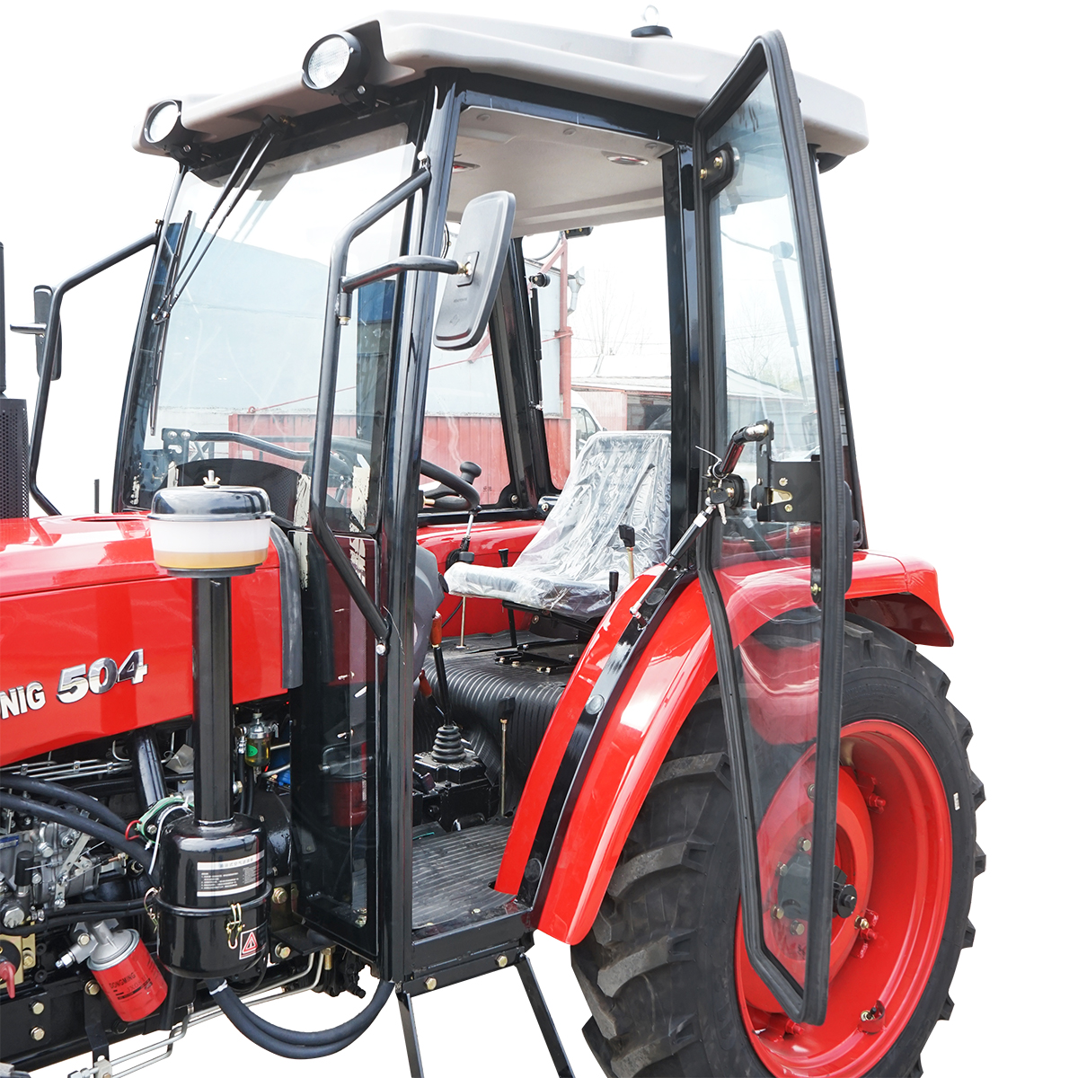 Tractor 4x4 cu cabina 50HP, motor YTO roti 6.50-16/11.2-24 seria 504 - imagine 10