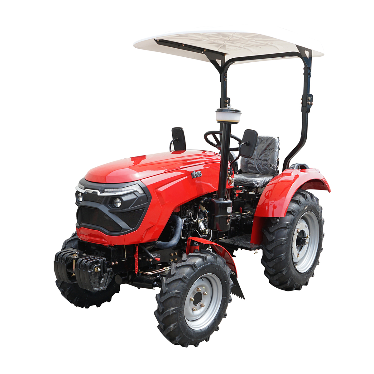 Tractor 25HP 4x4, rosu cu semicabina seria 244
