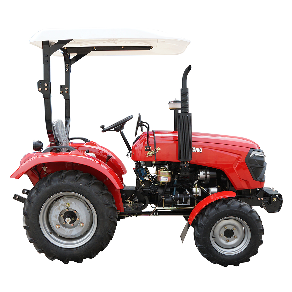 Tractor 25HP 4x4, rosu cu semicabina seria 244 - imagine 5