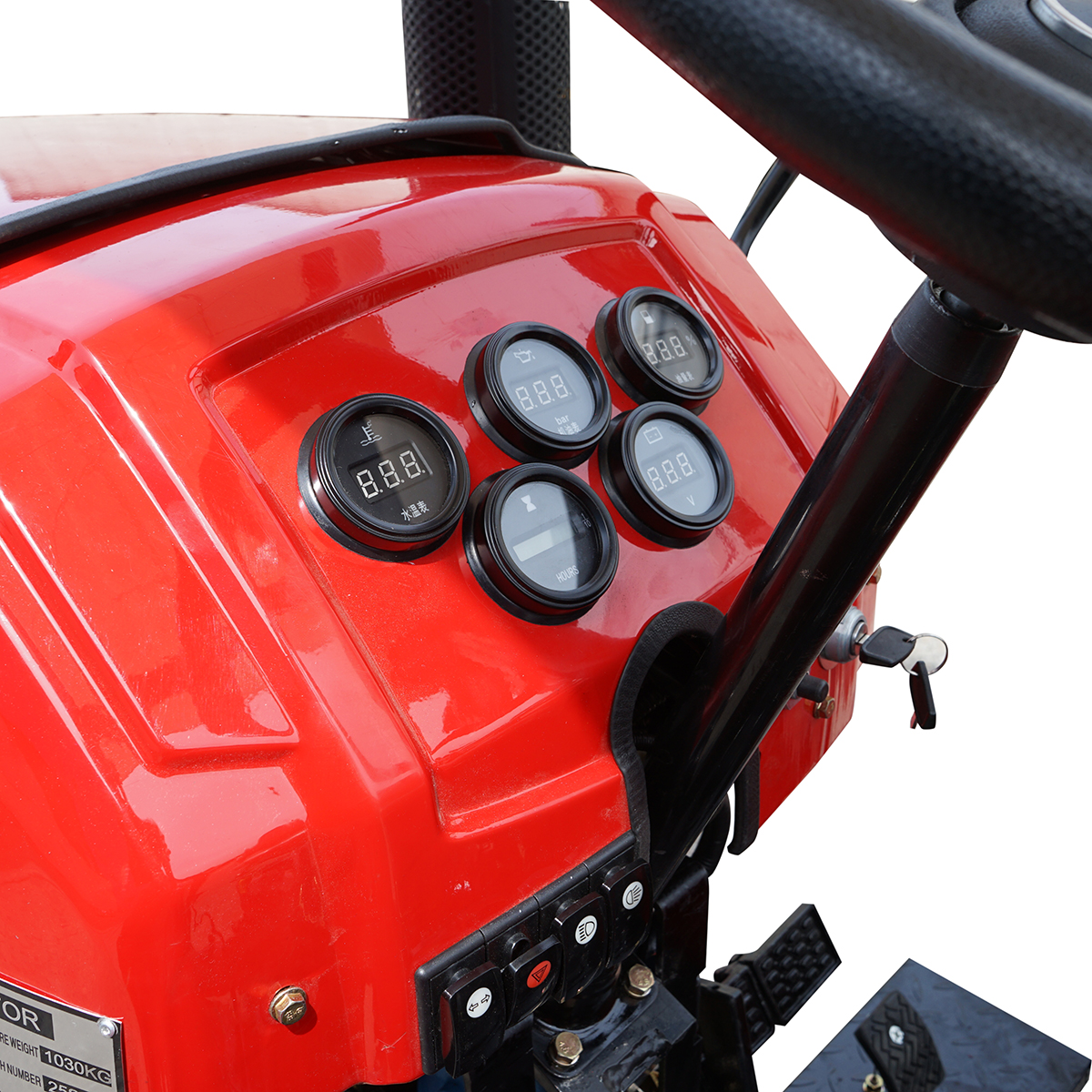 Tractor 25HP 4x4, rosu cu semicabina seria 244 - imagine 10