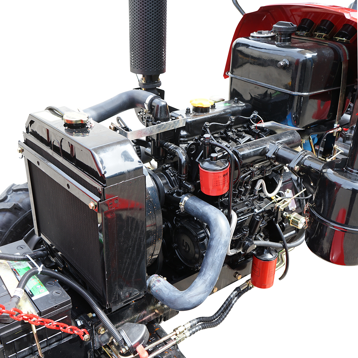 Tractor 25HP 4x4, rosu cu semicabina seria 244 - imagine 13