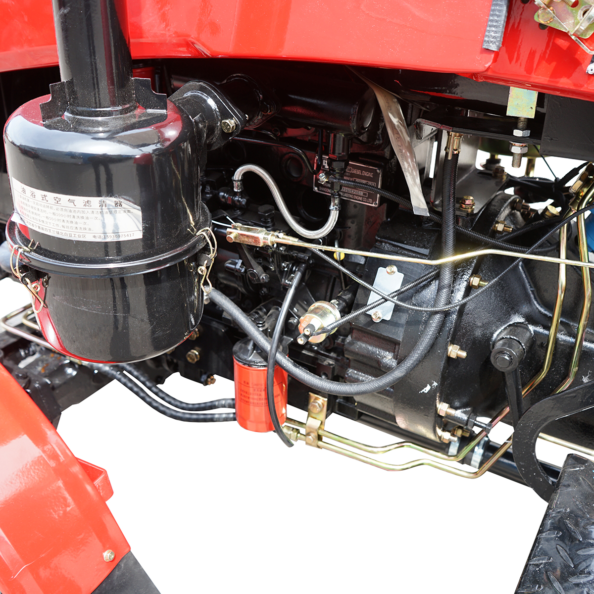 Tractor 25HP 4x4, rosu cu semicabina seria 244 - imagine 7