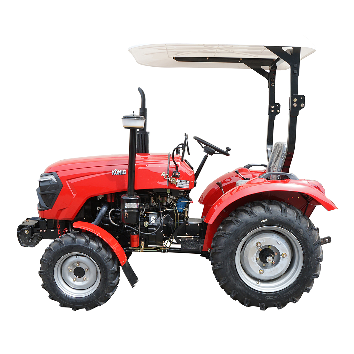 Tractor 25HP 4x4, rosu cu semicabina seria 244 - imagine 3