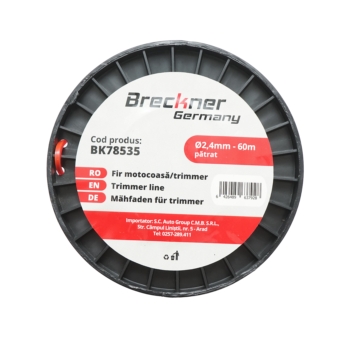 Fir patrat pentru motocoasa 2.4mmx60m Breckner Germany - imagine 2