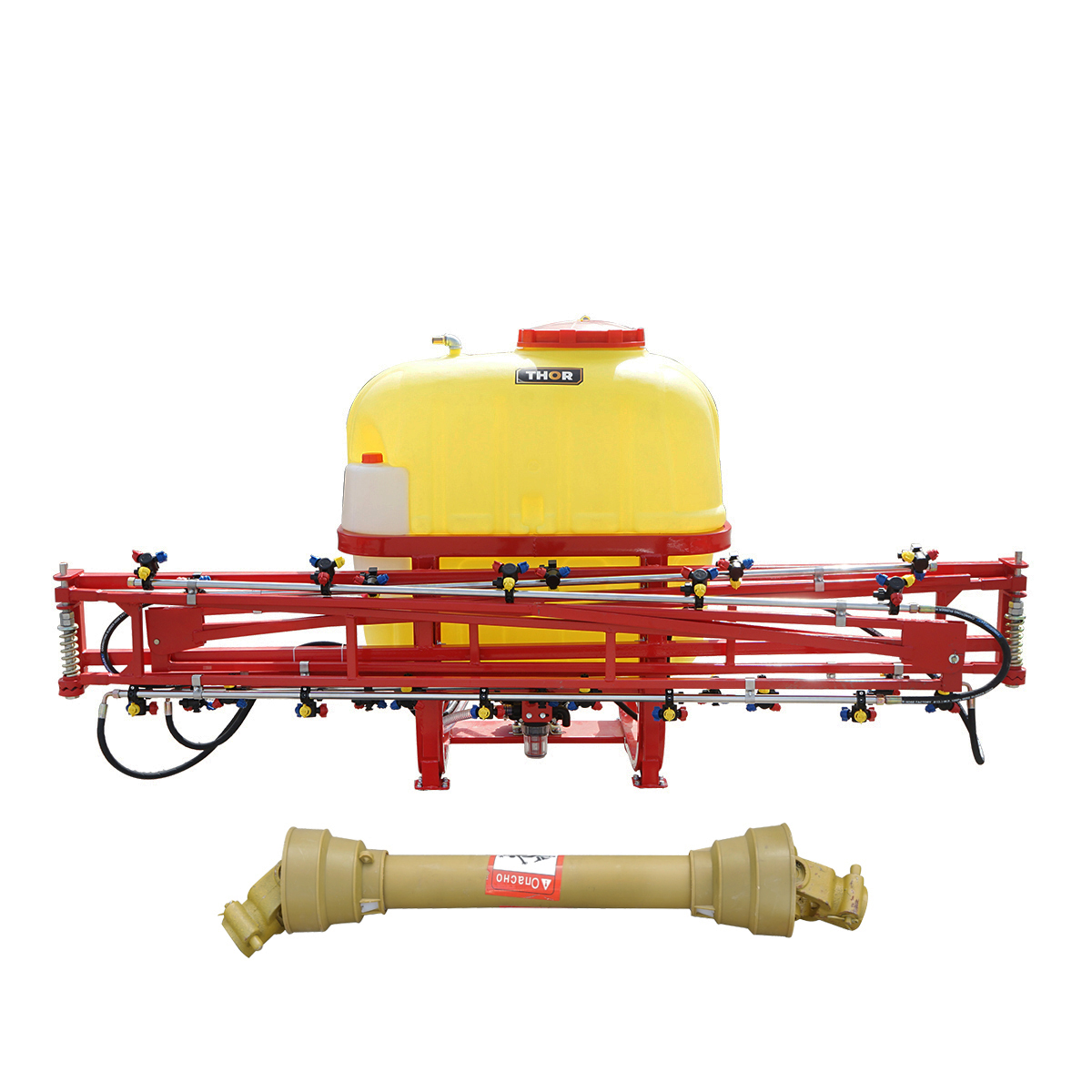 Erbicidator cu bazin 600L si brat 12m, cu 25 diuze triple