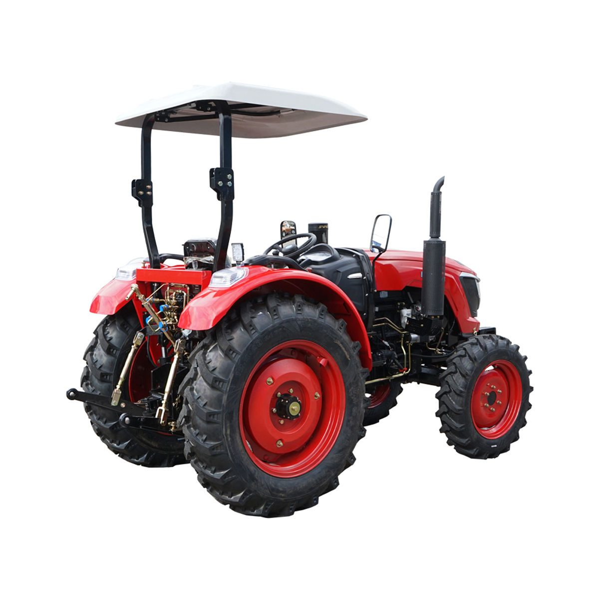 Tractor 60HP 4x4, rosu cu semicabina KONIG 604 - imagine 3
