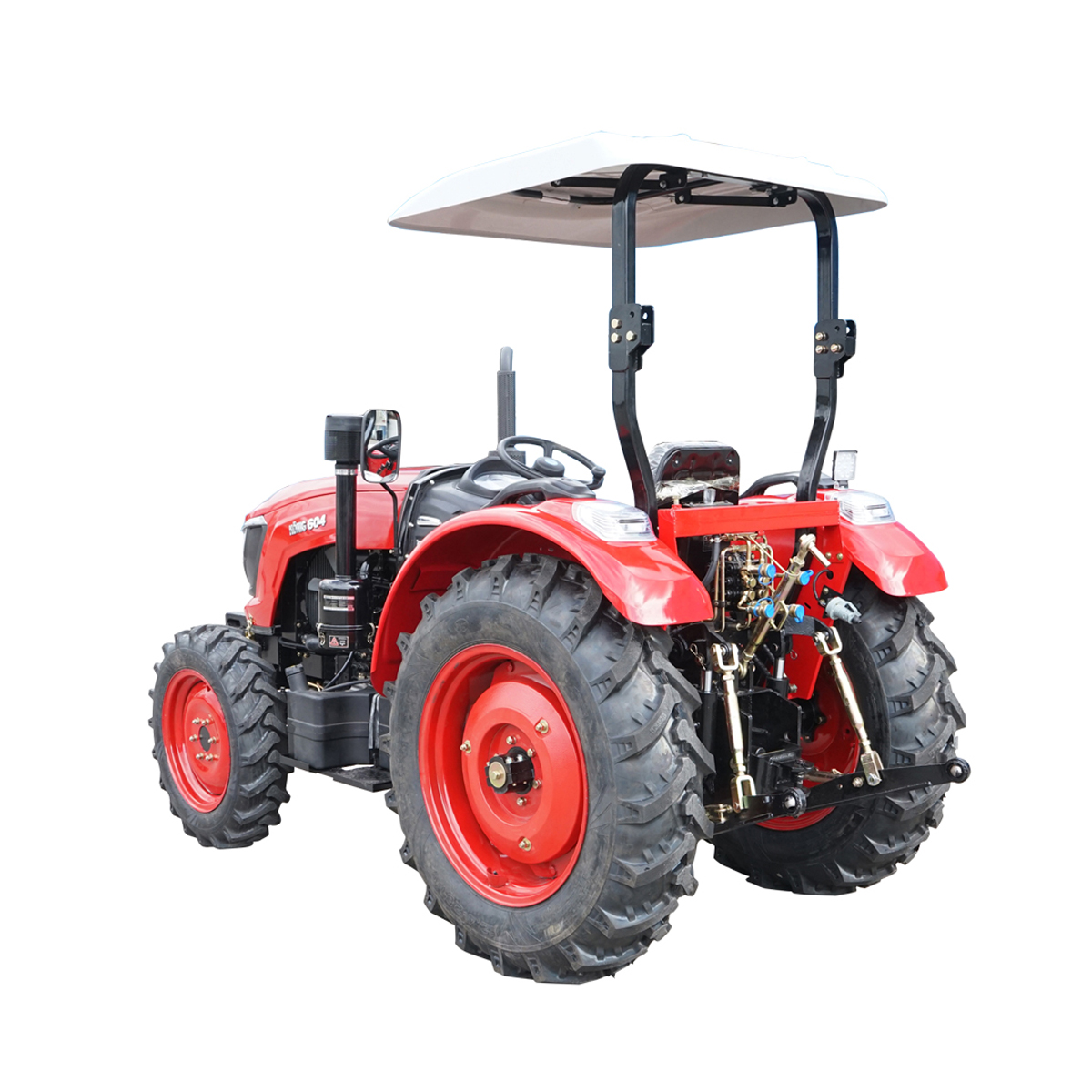 Tractor 60HP 4x4, rosu cu semicabina KONIG 604 - imagine 2