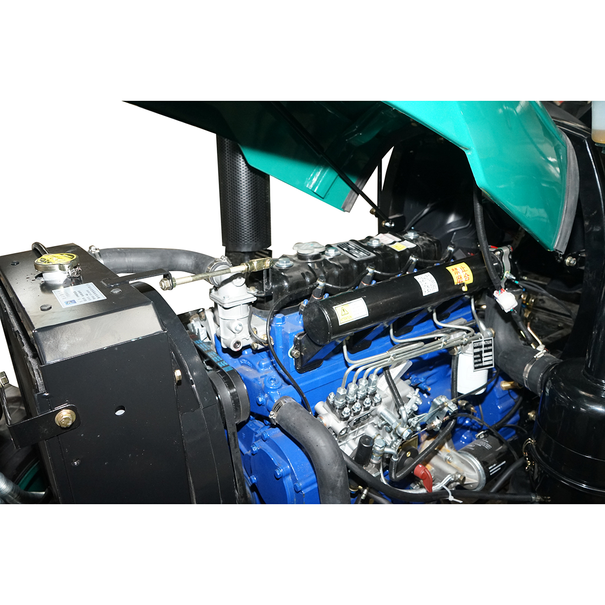 Tractor 80CP 4x4, verde cu semicabina seria 804 - imagine 6