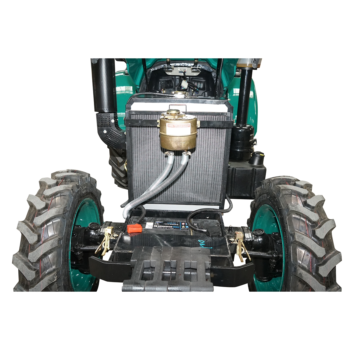 Tractor 80CP 4x4, verde cu semicabina seria 804 - imagine 5
